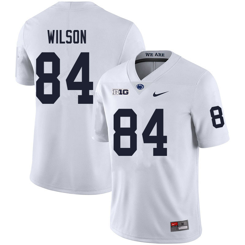 Men #84 Benjamin Wilson Penn State Nittany Lions College Football Jerseys Sale-White